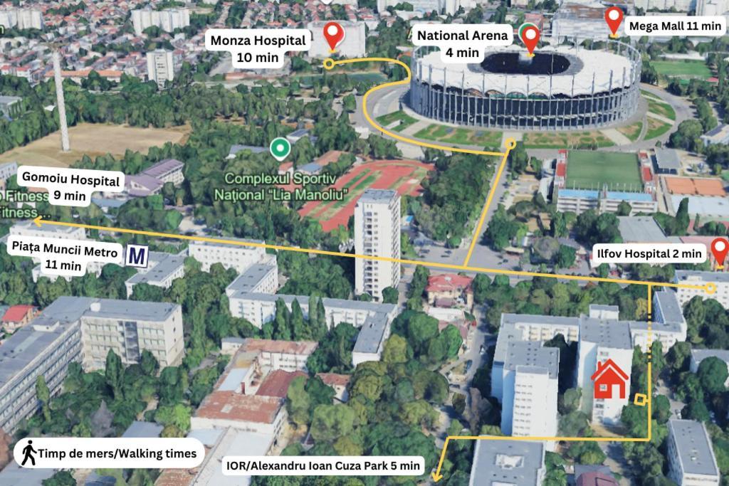 Studio @ Arena Nationala Stadium Bukareszt Zewnętrze zdjęcie
